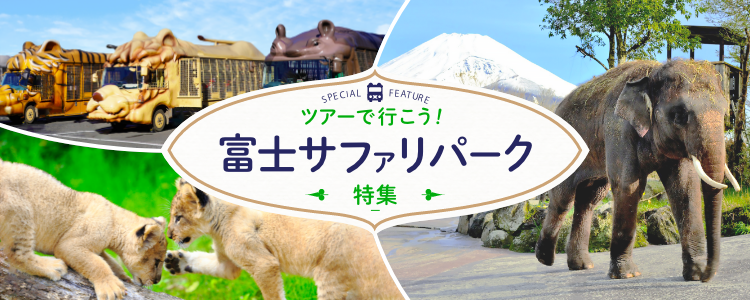 日帰りバスツアーで行こう！ 富士サファリパーク