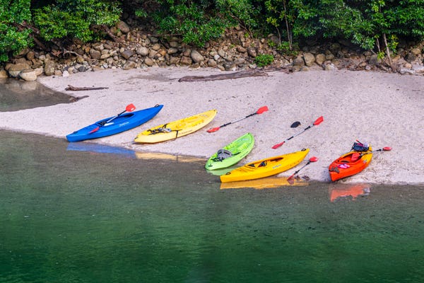 屋久島のカヌー