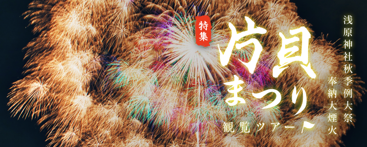 浅原神社秋季例大祭奉納大煙火 片貝まつり観覧ツアー