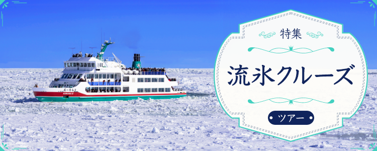 流氷クルーズ 日帰り・宿泊ツアー特集