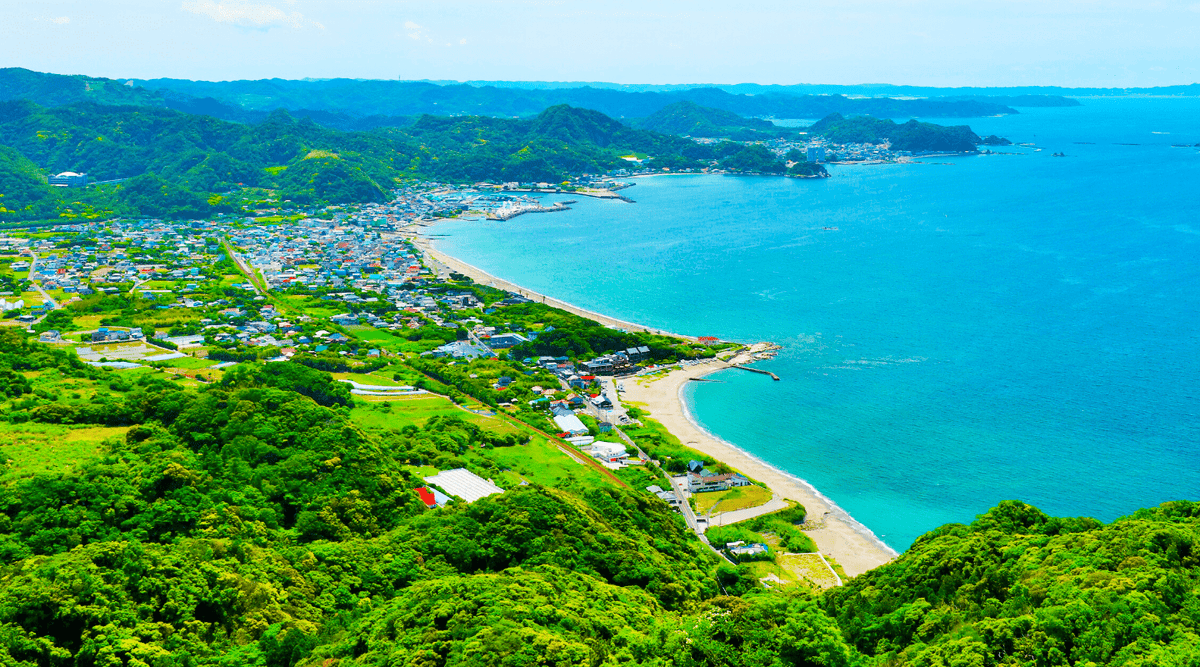 房総半島の海辺