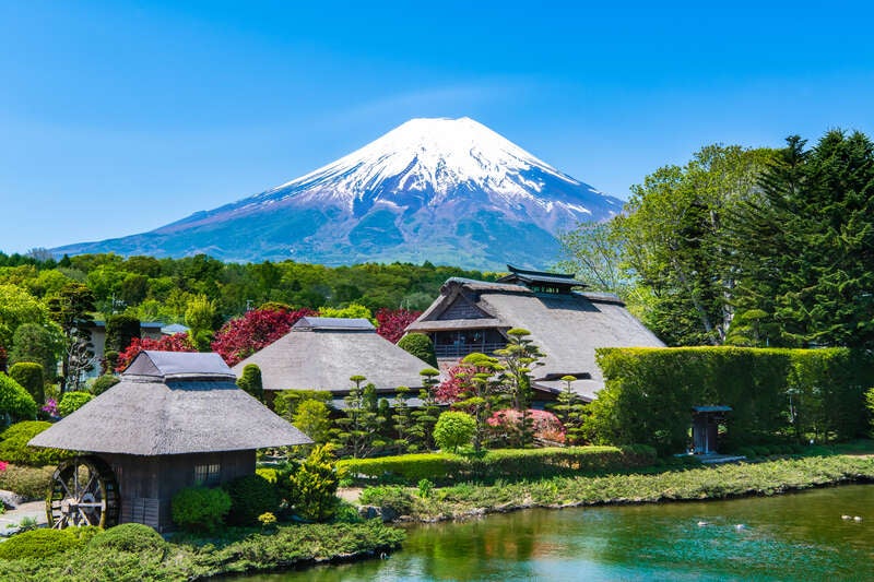 【埼玉県内発】 山梨郷土料理ほうとうの昼食・30万㎡に季節の花が咲き誇る「山中湖花の都公園」・透き通る湧水池 世界遺産「忍野八海」日帰り1