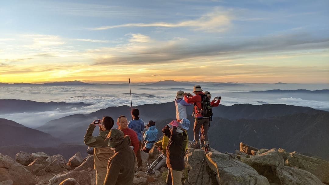 日本三霊山・白山御来光登拝の山旅2