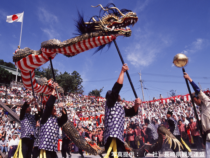 ＜出発決定！光の森発＞桟敷席で楽しむ九州３大祭長崎くんち２日間🐉往復オーシャンアロー利用で長崎までらくらく船旅🚢宿泊バスツアー🚌2