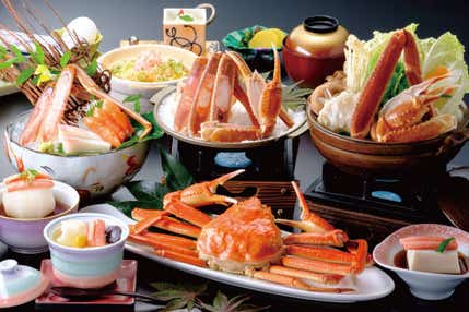 ＜鳥取＞三朝温泉 源泉かけ流しの宿「三朝館」でかにフルコース＆世界屈指のラジウム温泉ご入浴【垂水・名谷出発】