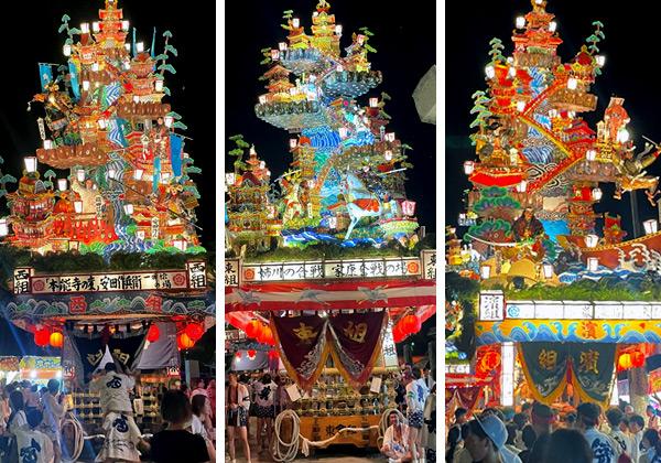 浜崎祇園祭と七山観音の滝納涼さんぽ2