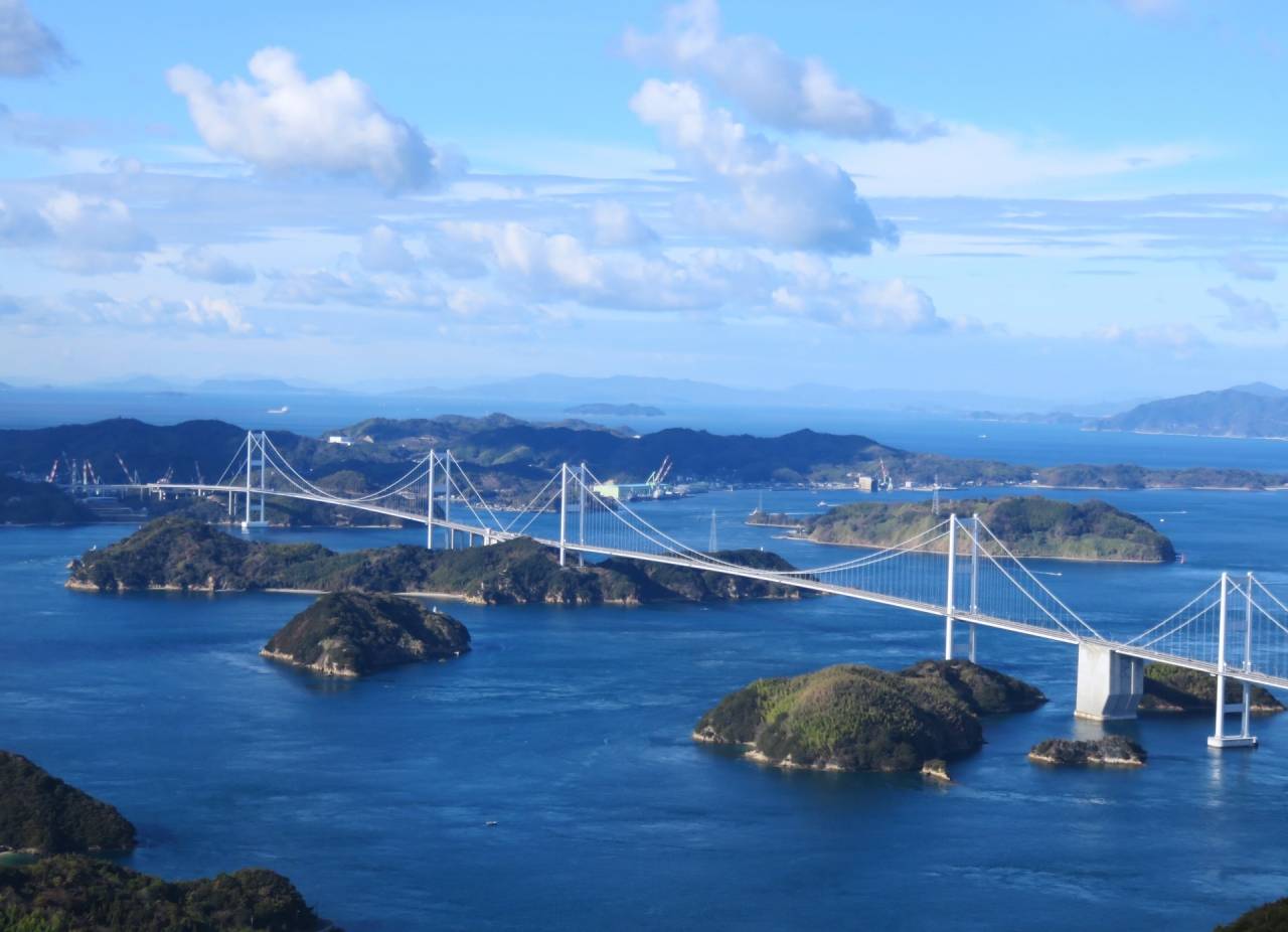 温泉天国！道後・湯の里小町温泉　2つの温泉めぐりと鞆の浦「仙酔島上陸クルーズ」・しまなみ海道 2日間【大和八木・橿原神宮・五位堂発】1