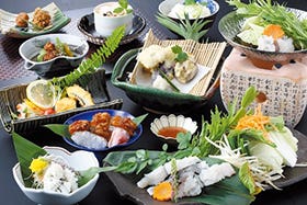 鱧づくし昼食と青梅詰め放題