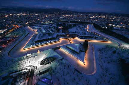 【羽田空港発】 週末（土・日曜）に行く！函館８景めぐりとリゾート温泉ホテル「函館大沼プリンスホテル」に宿泊２日間　「五稜星の夢イルミネーション」＆「はこだて冬フェスティバル」