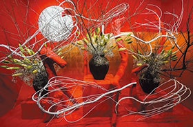 三宮・福崎　発
日本庭園　由志園「假屋崎省吾 × 牡丹Collaboration Season14」1