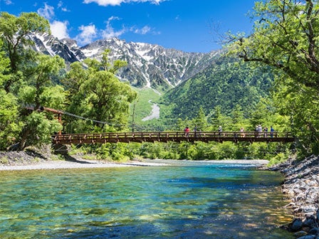 中部発　日帰り　４月５日までのお申込みで早期割引！　憧れの山岳リゾート　上高地日帰りの旅　約４時間滞在！2