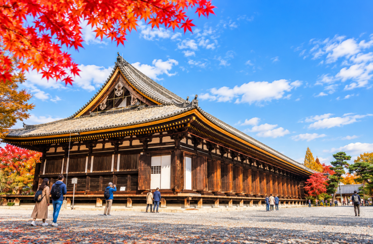 [難波/京都発]世界遺産古都京都の文化財巡り！昼食は黒毛和牛神戸牛すき焼き鍋をご堪能！金閣寺・嵐山・清水寺など京都の有名観光地をいいとこ取りツアー！(英語ガイド付)1