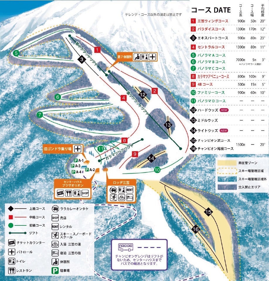 【名古屋】朝発　日帰り　［御嶽スキー場　リフト券滞在中付］（選べるレンタルオプション付）＜２０２５－２０２６　ＪＡＭＪＡＭスキー＆スノボ＞1