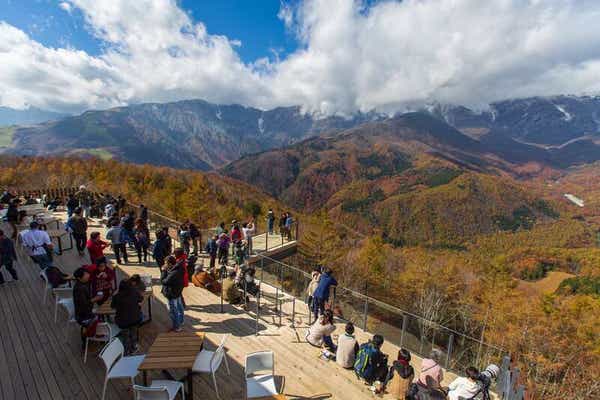 【栃木県内発】 日本屈指の山岳リゾート・上高地と 北アルプス一望の絶景テラス「白馬マウンテンハーバー」２日間1