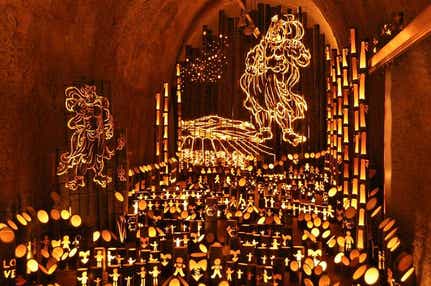 【赤間・東郷・福間・古賀発】 2日間限定の一般開放！谷川梅林観梅会＆幻想的な竹灯りのトンネルと柳川・八女２つのひなめぐり　日帰り