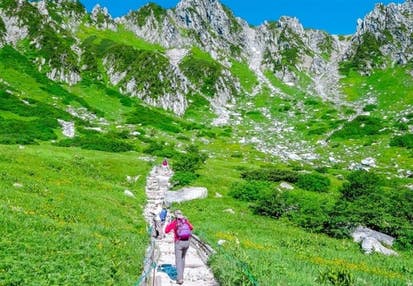 ■岐阜名古屋発オリオンツアー空の下で食べるお弁当は格別です！ご当地グルメソースかつのお弁当付！夏でも涼しい天空のお花畑でアルプスの少女ハイジの気分になる中央アルプス千畳敷カールへ行く日帰りバスツアー