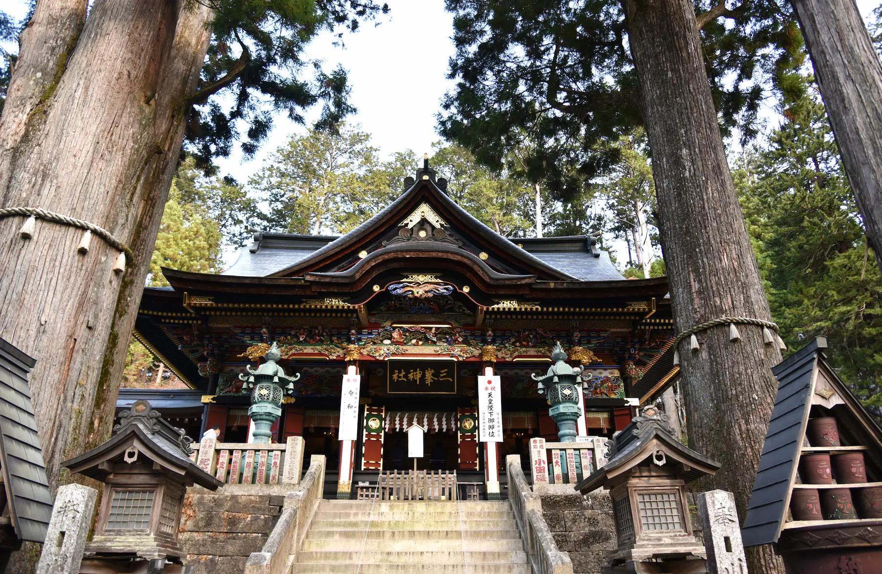 【つくば発】三峯神社での滞在時間たっぷり！弁当付き！！　秩父三社巡り～三峯神社・秩父神社・宝登山神社～　一粒万倍日・天赦日・寅の日など開運日の出発日あります2