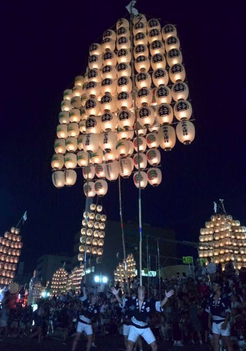 【福井駅発】 【往復新幹線利用】【バス席お一人様2席利用】寛ぎの東北四大夏祭り（秋田竿燈・青森ねぶた・山形花笠・仙台七夕）　4日間2