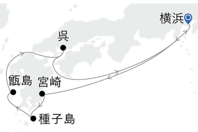 MITSUI OCEAN SAKURA ペントハウススイート【横浜発着】ゴールデンウィーク 種子島・甑島クルーズ（9日間）2