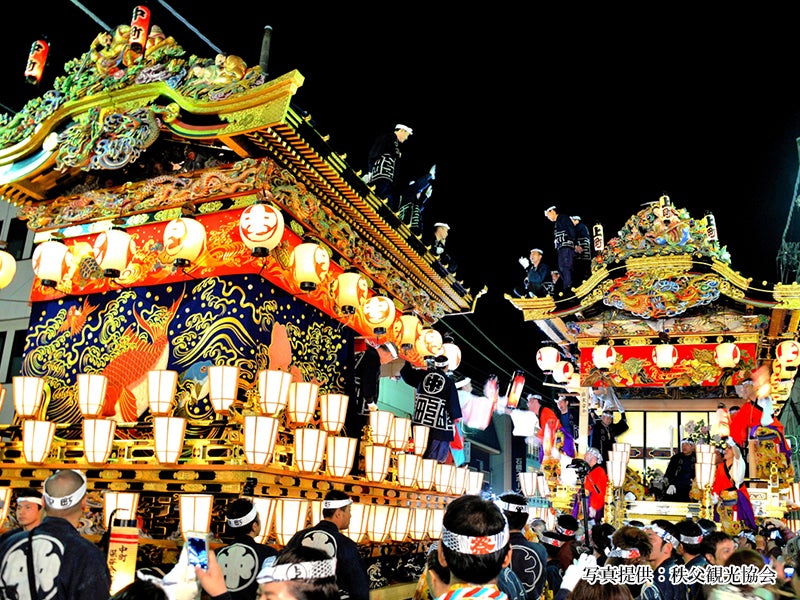 【新宿発・翌日早朝着】『9,000円台～ぶっとび格安✨』日本三大曳山まつり🎆ユネスコ無形文化遺産「秩父夜祭」笠鉾・屋台の曳きまわしや花火を堪能❗2
