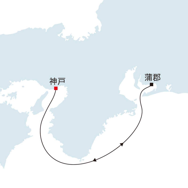 飛鳥Ⅲ アスカバルコニーＣ【神戸発着】初夏の週末　蒲郡クルーズ（4日間）1
