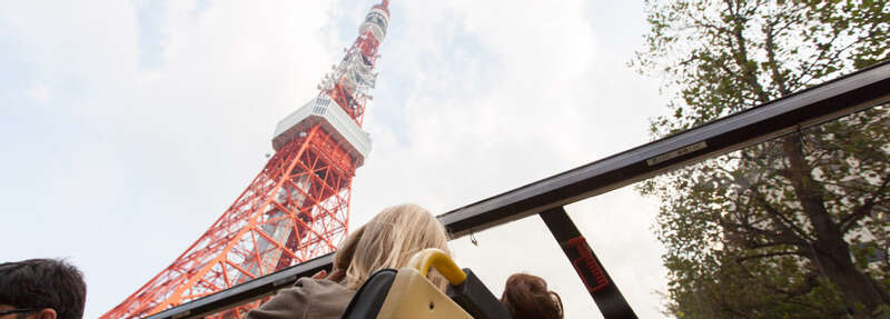 【栃木県内発】 赤い2階建てオープンバス『スカイバス』に乗車！お台場・レインボーブリッジTOKYOパノラマドライブ♪大人の東京路地裏歩き「花街情緒・神楽坂」と隠れ家ダイニング　日帰り2