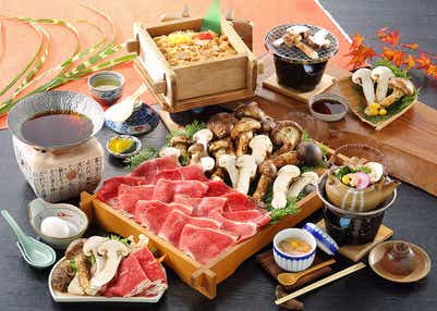 【岡山・倉敷発】 焼き松茸・黒毛和牛 “暴れ食い” と岡山紅葉めぐり　日帰り