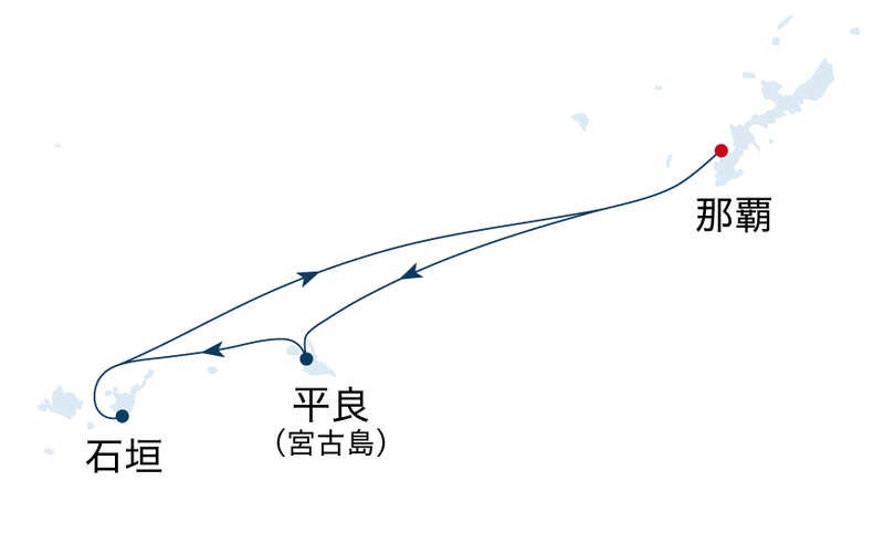 飛鳥Ⅱ Ｓ：ロイヤルスイート／My ASUKA CLUB会員割引料金適用【那覇発着】A-plus 沖縄 〜宮古・石垣〜クルーズ（4日間）2