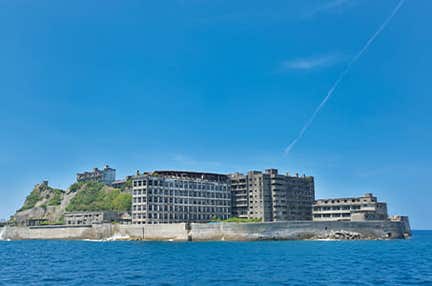 (博多/基山PA)世界遺産軍艦島と炭鉱の島「高島」W上陸 日帰り 軍艦島では現地ガイドがご案内します!!