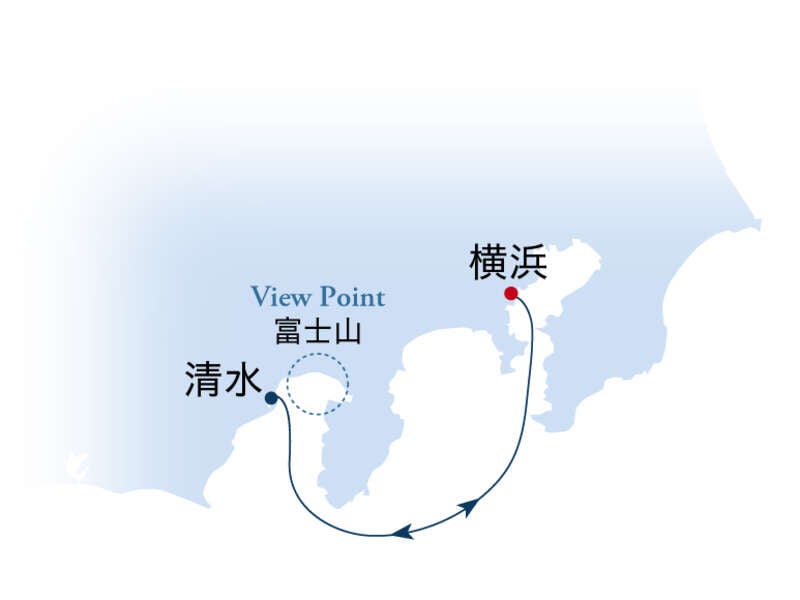 飛鳥Ⅱ Ｅ：バルコニー／My ASUKA CLUB会員割引料金適用【横浜発着】新春の清水クルーズ（4日間）2