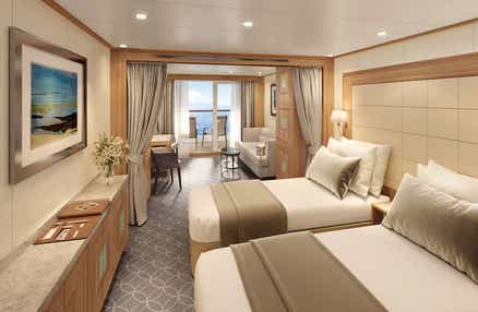 【小樽港発】MITSUI OCEAN SAKURA ベランダスイートB【小樽発着】飛んでクルーズ 北海道Aコース ~利尻島・羅臼~(5日間)