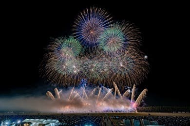 西日本最大級 「全国花火師競技大会」にし阿波の花火 窪川発(ルート4)