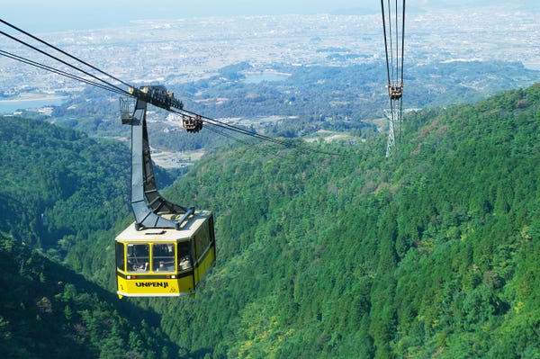 吹き抜ける風を体感　藍よしのがわトロッコと山頂から大パノラマを一望！雲辺寺！　2