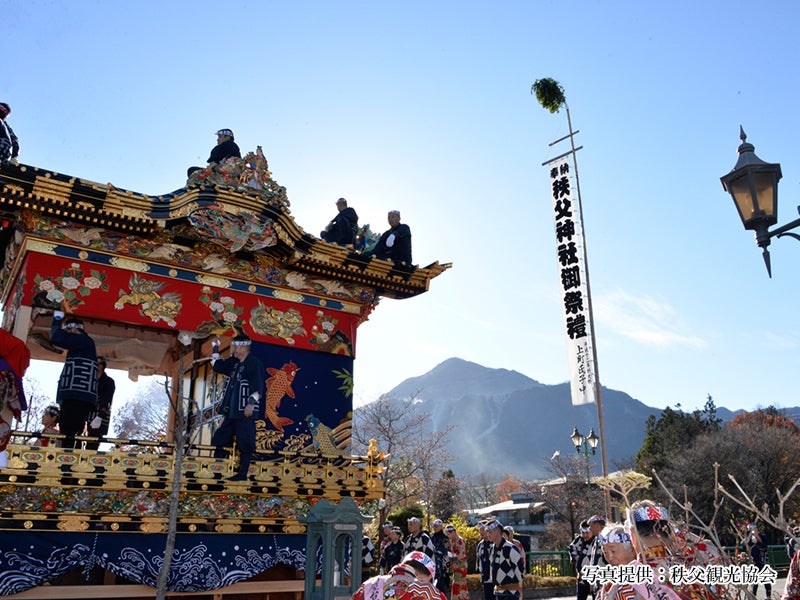 【新宿発・翌日早朝着】『9,000円台～ぶっとび格安✨』日本三大曳山まつり🎆ユネスコ無形文化遺産「秩父夜祭」笠鉾・屋台の曳きまわしや花火を堪能❗3