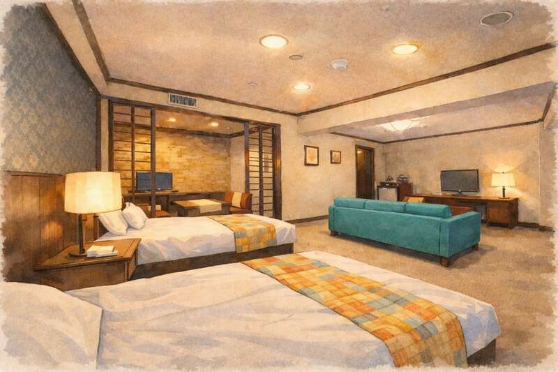 【羽田空港発】 ☆★モニターツアー★☆　「リブマックスリゾート北海道鹿部」スイートルームに宿泊と函館７景めぐり２日間　2026年4月オープンのホテルに宿泊！1