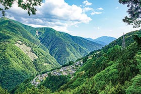 遠山郷いろりの宿島畑にご宿泊 天空の秘境 日本のチロル「下栗の里」