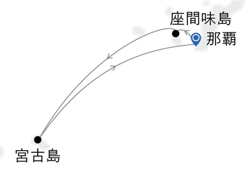 MITSUI OCEAN SAKURA ベランダスイートＡ【那覇発着】飛んでクルーズ  沖縄Dコース～座間味島・宮古島～（4日間）2