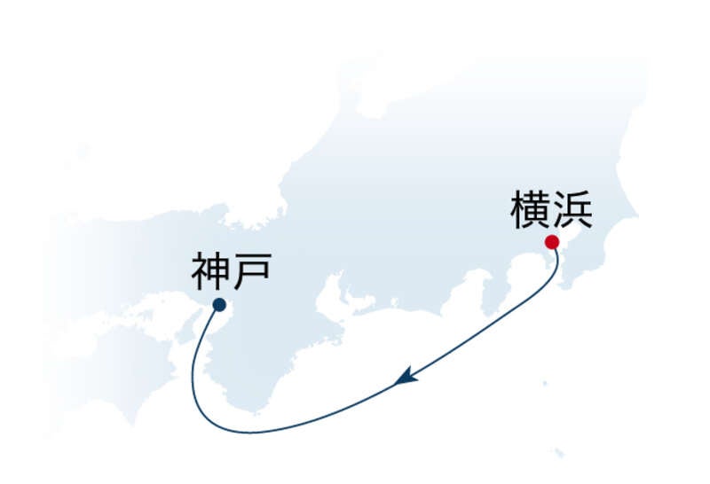 飛鳥Ⅱ Ｄ：バルコニー／My ASUKA CLUB会員割引料金適用【横浜発神戸着】春の横浜・神戸クルーズ（3日間）2