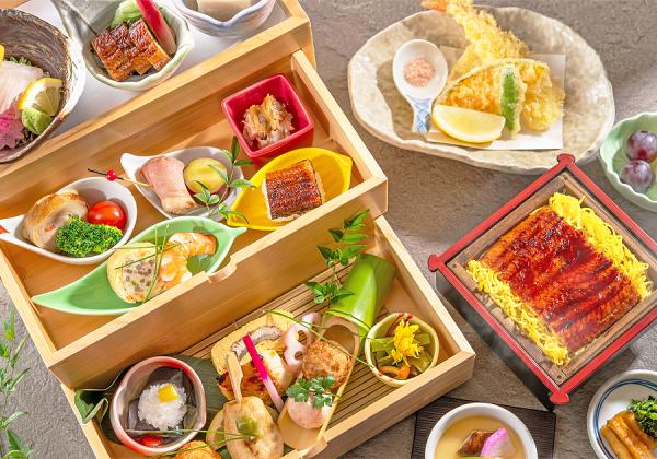 【北九州地区発着】柳川さげもんひな祭りおひな様水上パレードとうなぎミニせいろ蒸し付 水郷美味箱ランチ2