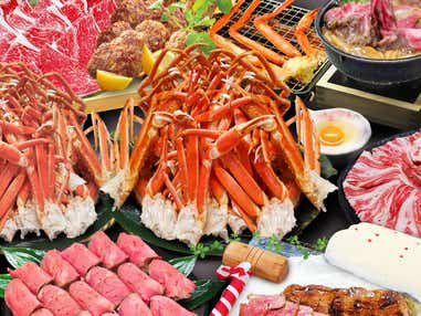 蟹かにカーニバル！本ずわい蟹＆紅ずわい蟹食べ放題！と白亜の教育殿堂「豊郷小学校旧校舎群」＆「多賀大社」【大和八木・橿原神宮・五位堂発】