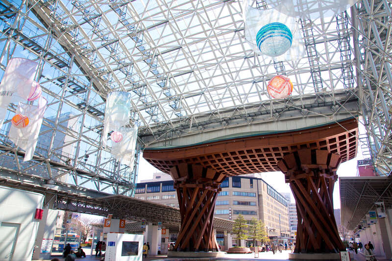 【大阪駅・新大阪駅・高槻駅・京都駅・敦賀駅発】【個人プラン】北陸新幹線で行く！ 金沢市内１日フリー乗車券付き！古都・金沢フリータイム　日帰り1