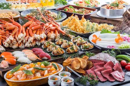 【愛媛県内発】 神鍋温泉で海幸山幸グルメバイキングと丹波旅のお中元祭 ２日間