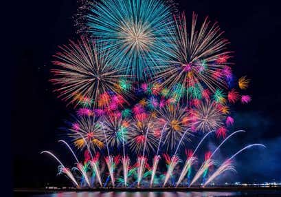 【福岡発着】やつしろ全国花火競技大会2026 八代特産品のお土産付♬