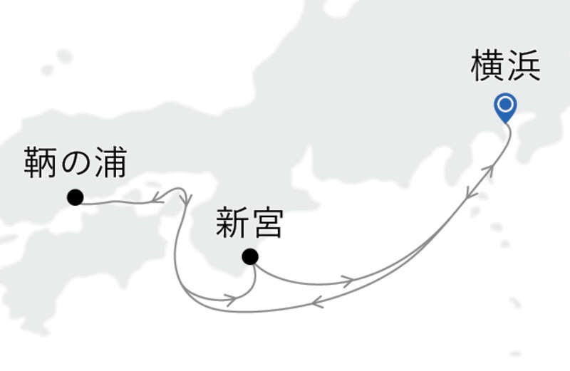 MITSUI OCEAN SAKURA ベランダスイートＡ【横浜発着】新春の宝船クルーズ～新宮・鞆の浦 歴史めぐり～（5日間）2