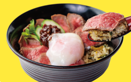 ～阿蘇三大名物を一度に楽しむ！～ 高菜あか牛丼＆元祖あか牛だご汁と内牧『湯巡追荘』温泉入浴　 日帰りバスツアー🚌