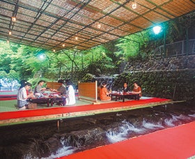 京の奥座敷　貴船の川床料理2