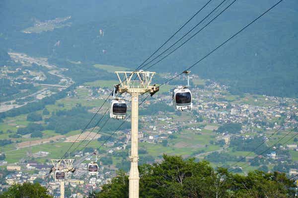 【富山駅発】 【列車+ホテル】アルプス三大絶景　白馬岩岳・八方・栂池3日間3