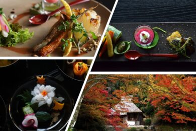 【広島駅新幹線口発着／日帰り】紅葉の吉水園一般公開とイタリアン精進料理 日帰り 1