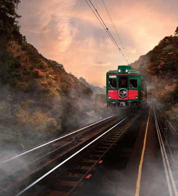 【和歌山県内発】 山岳列車こうや花鉄道「天空」＆ケーブルカー利用！世界遺産「高野山」奥之院めぐり　日帰り1