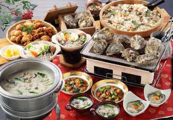 【泉州地区発】 瀬戸内海産7つの牡蠣料理食べ放題と城下町「赤穂」＆日本遺産「坂越」　日帰り